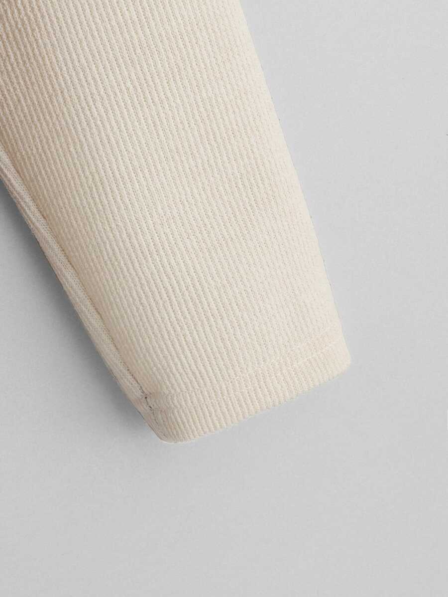 Two-tone Knit Sweater