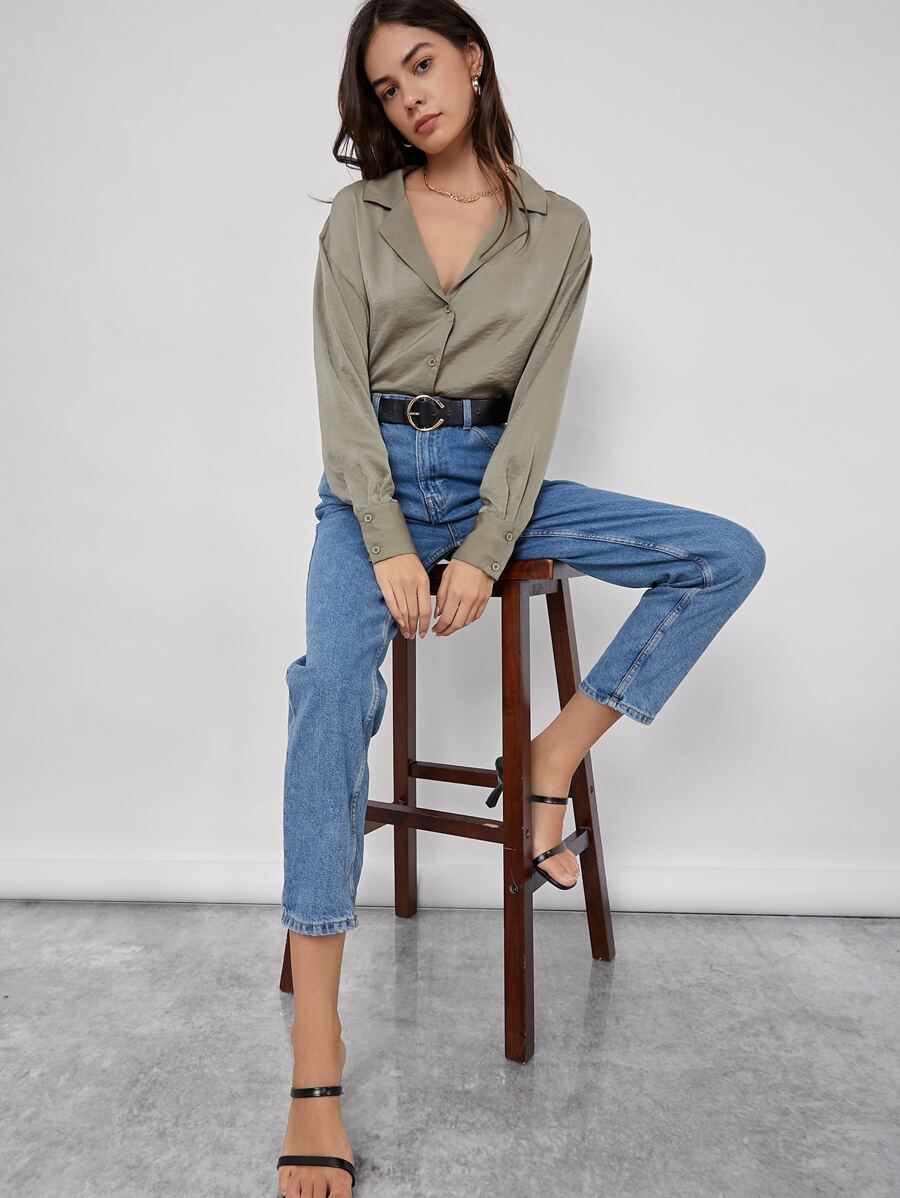 Basic Button-up Blouse