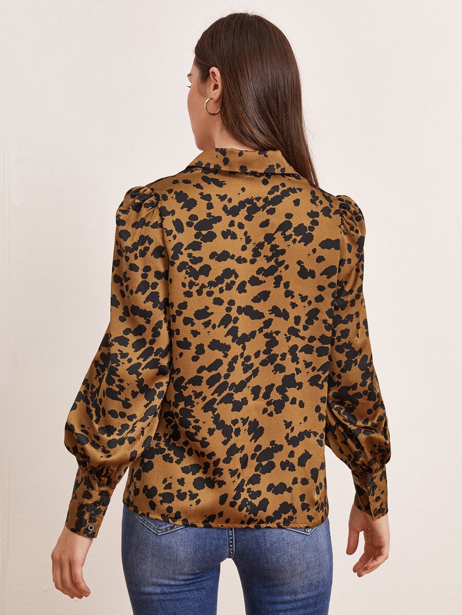 Dalmatian Print Blouse