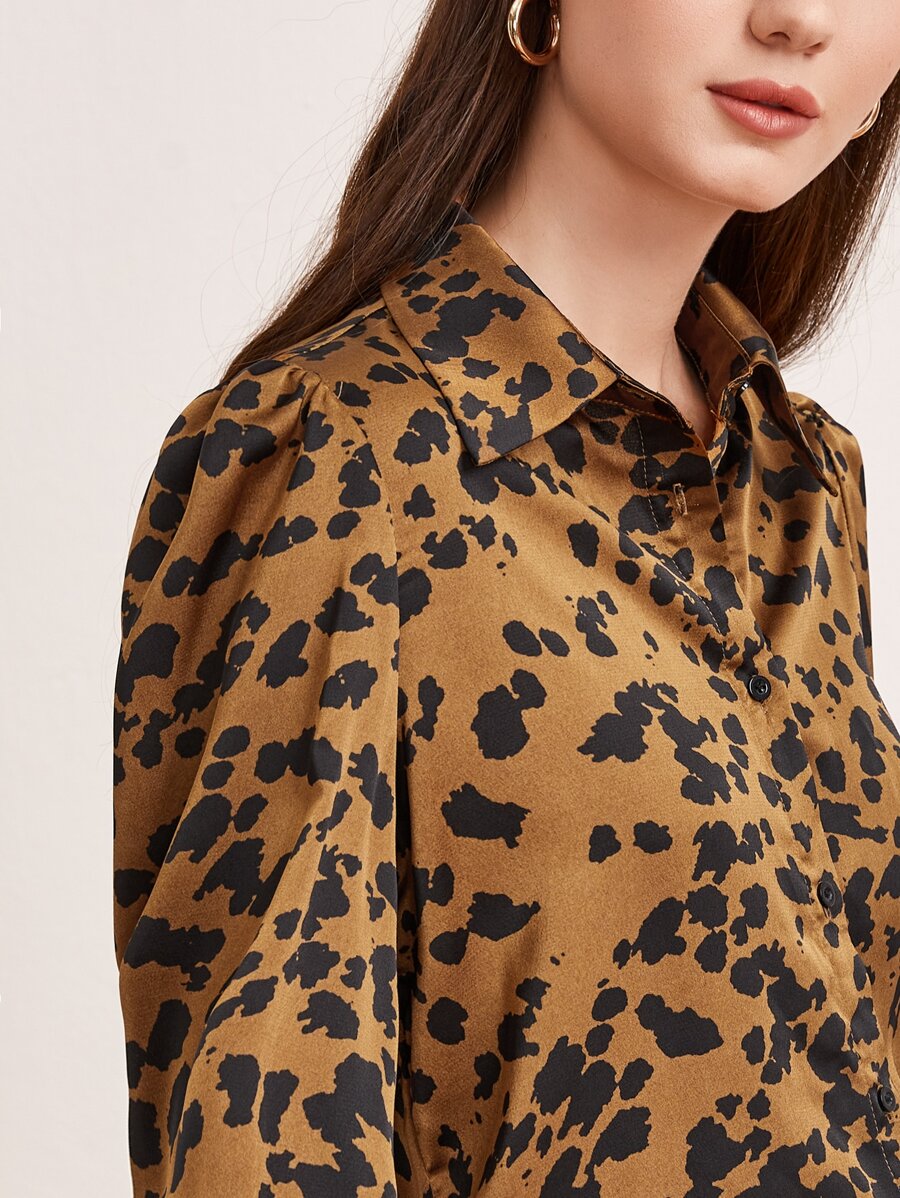 Dalmatian Print Blouse